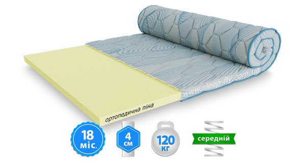 Матрац топер BRONX / Бронкс 90x200