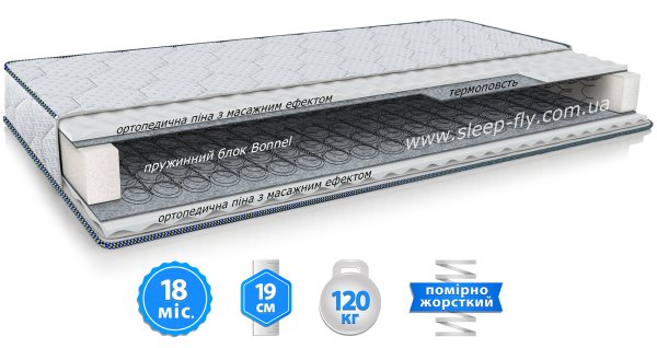 Матрац FREEDOM BONNEL / ФРІДОМ БОНЕЛЬ 120х200