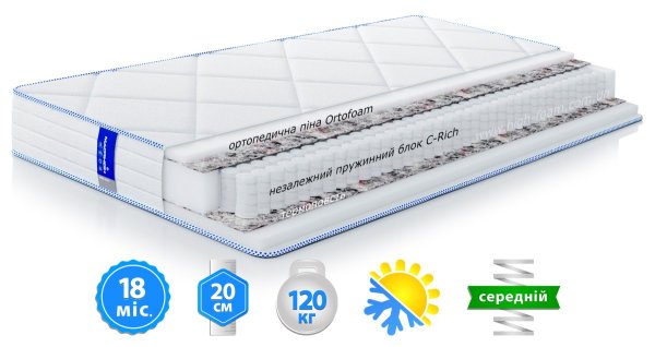 Матрас DION / ДИОН 140x190 см 