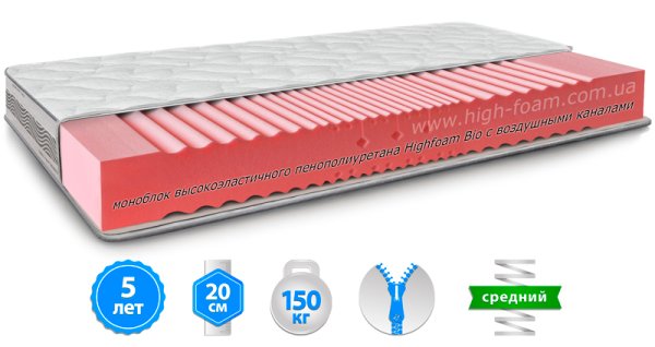 Матрац PLATINUM COMFORT / ПЛАТИНУМ КОМФОРТ 120x200 см 