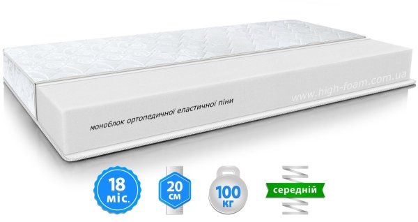 Матрац Largo SLIM PLUS / СЛІМ ПЛЮС 120х190 