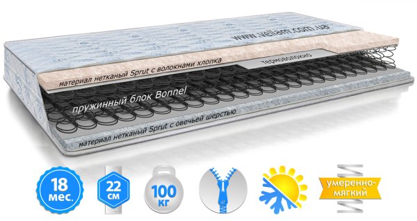 Матрац МІРАЖ 160х190 см