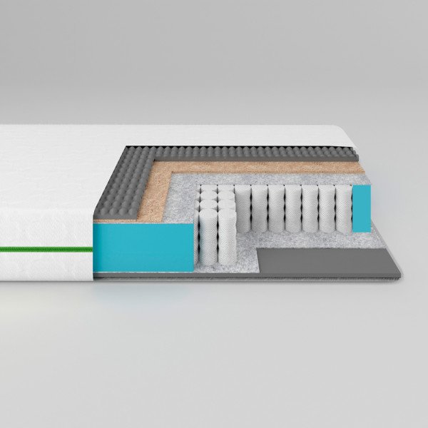 Матрац ортопедичний ТМ Ismart Koala Coco 120х200 см пружинний