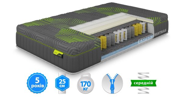 Ортопедичний матрац Fortius / Фортіус 80х200