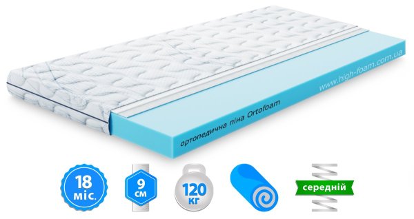 Матрац Largo SUPER SLIM NEW / СУПЕР СЛІМ НЬЮ 80x200