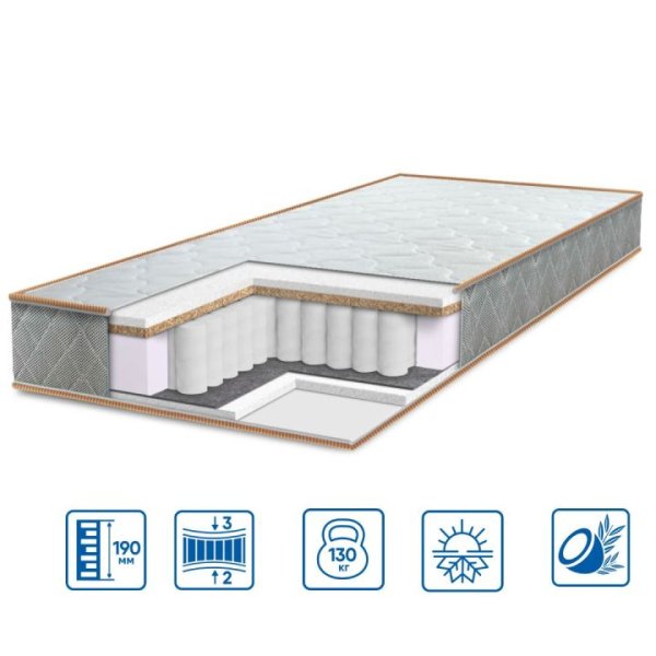 Матрас модель ULTRA "2 в 1" 150х190