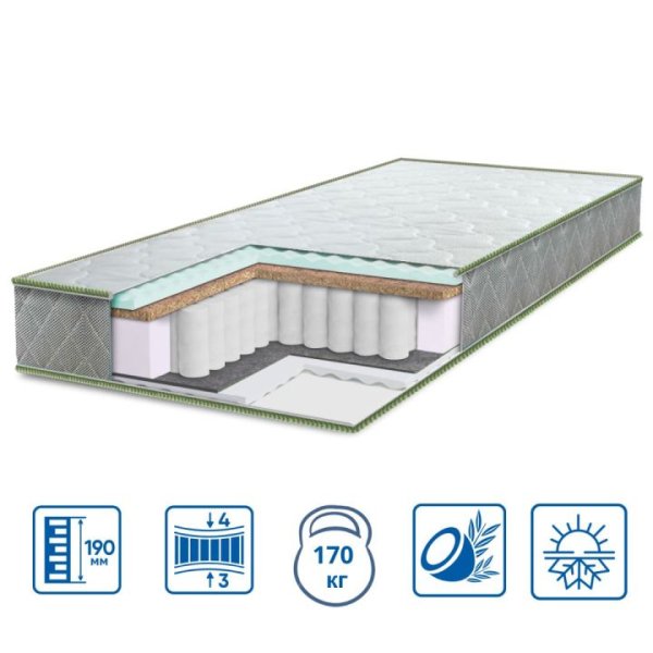 Матрас модель PULSON "2 в 1" 180х200