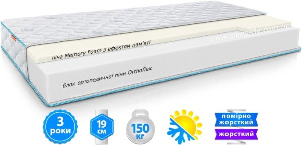 Матрац Sleep&Fly SF COMBY NEW PRO / КОМБІ НЬЮ ПРО 70x190