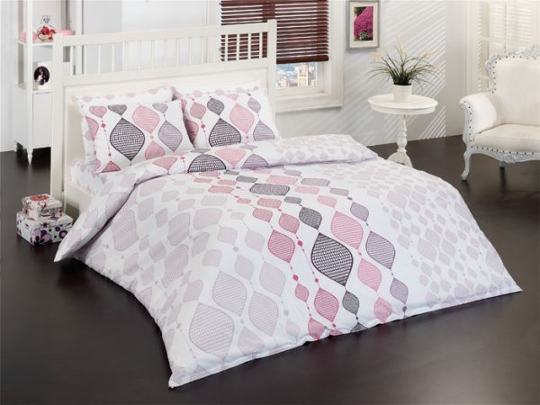 Постільна білизна Fiola v1 Pembe 200x220
