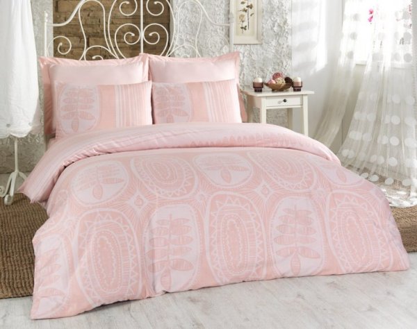 Постельное белье Cotton Box DENIZ PEMBE 200х220