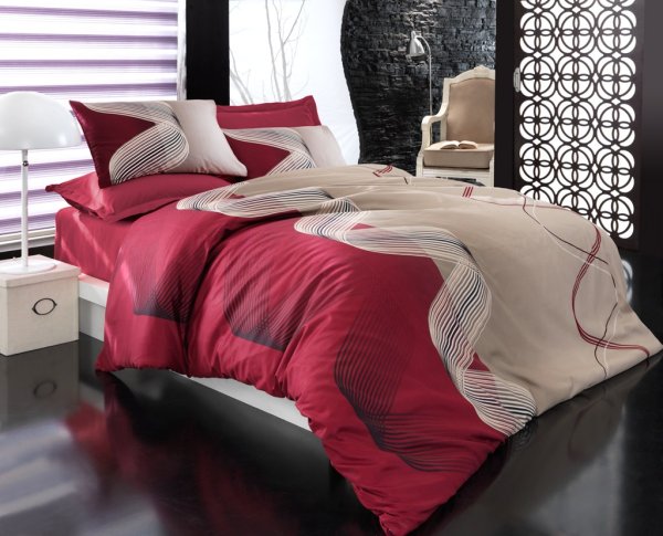 Постельное белье Cotton Box MIHRIMAH BORDO 160х220