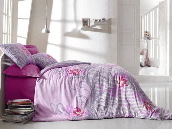 Постільна білизна Cotton Box HAYAT PEMBE 200х220