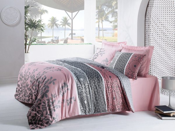Постельное белье Cotton Box MAHIDEVRAN PEMBE 160х220