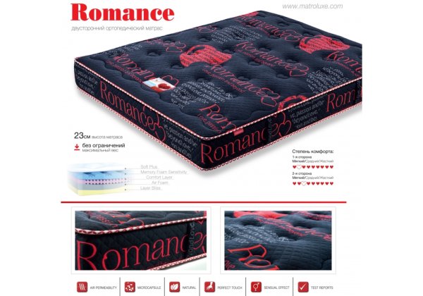 MATROLUXE Матрац Romance / Романс 140х200 см